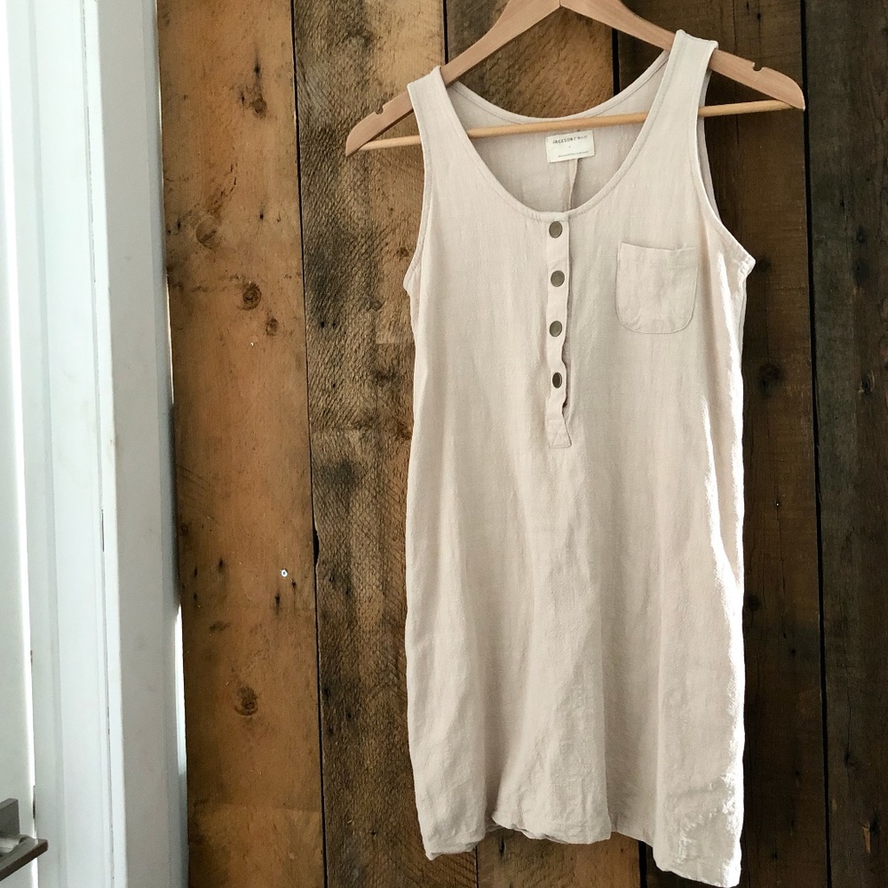 Jackson Rowe 🏹  Sanfran Dress in Sand XS